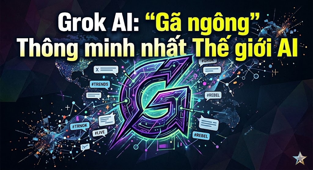 Grok AI: "Gã ngông" Thông minh nhất Thế giới AI